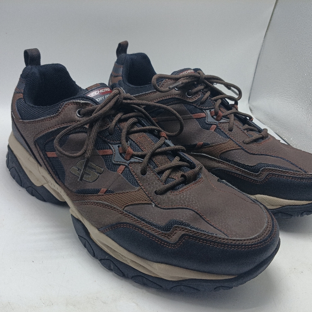 Skechers Men's Black and Brown Sparta 2.0 Sz13